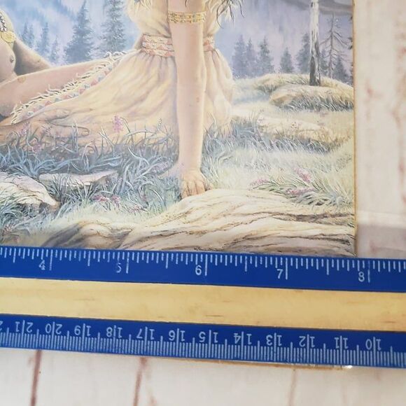 NEW Vintage 80s Jonnie Kostoff Native American Couple Print 8x10 Day Dreamers - Picture 6 of 7